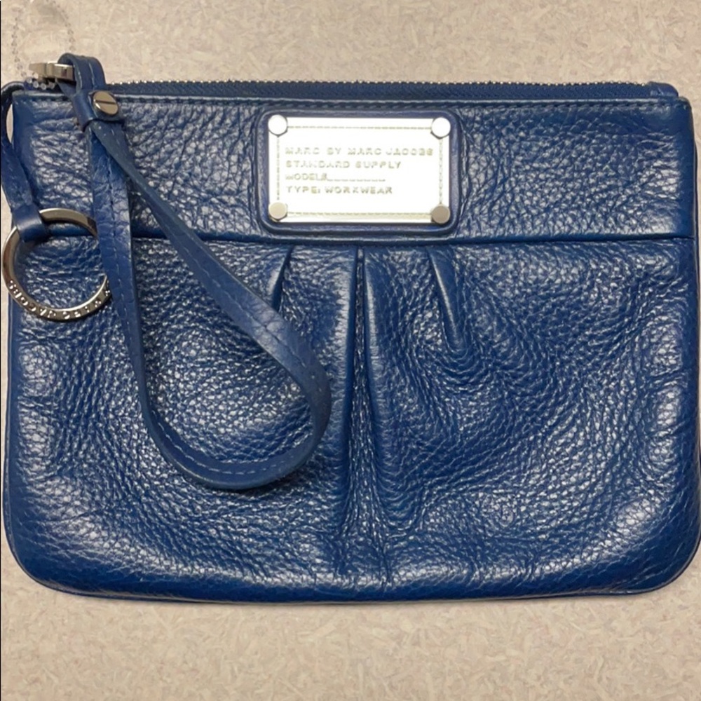 Marc Jacobs Blue leather Wristlet
